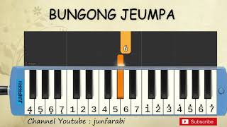 not pianika bunga jeumpa  lagu daerah  belajar pianika not angka bungong jeumpa [upl. by Benito]