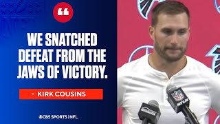 Kirk Cousins upset with offenses play and continuity against Chiefs  Press Conference [upl. by Hoxie]