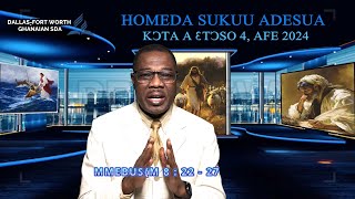 Twi Sabbath School Lesson 3  4QT 2024  THE BACKSTORY THE PROLOGUE  DFW Ghanaian SDA Church [upl. by Seften]