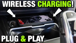 BMW F30 WIRELESS CHARGING SOLUTION [upl. by Adnovoj]