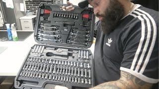 Amazon Basics Mechanics Tool Kit  145 Piece  Review [upl. by Dennis]