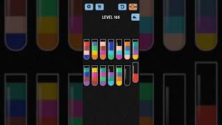 Water Color Sort Level 165 Walkthrough Solution iOSAndroid [upl. by Hebner]