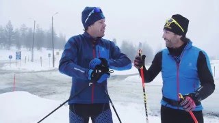 When two legends meet for cross country skiing [upl. by Esoj]