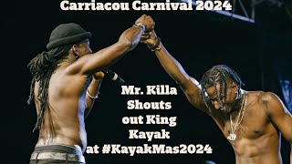 KayakMasVlog Ep2 Mr Killa shouts out King Kayak at Carriacou Carnival 2024 kayakmas2024 [upl. by Carleen]