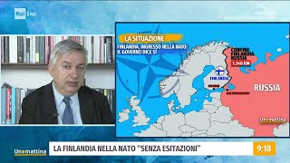 La Finlandia Vuole la protezione della NATO  Unomattina  13052022 [upl. by Neile]