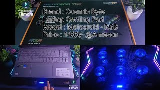 Best Cooling Pad For Laptop under 1500 🔥🔥 cosmicbyte meteoroid [upl. by Dupaix]