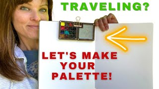 Packing for my Art Retreat How I pick my colors for my custom Travel Watercolor Palette [upl. by Storm]