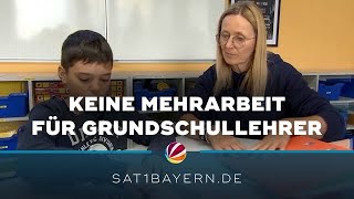 GrundschulLehrkräfte in Bayern Mehrarbeitsregelung gekippt [upl. by Orvah]