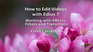 The Color Correction tools of Edius 7 [upl. by Berga146]