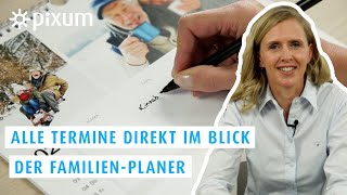 So erstellt man einen Kalender für die ganze Familie  Pixum Tutorials [upl. by Analad]