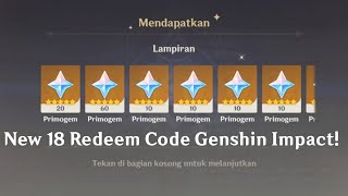 New 18 Redeem Codes Genshin Impact [upl. by Moya]