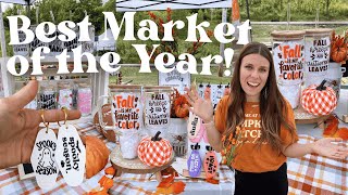 My BEST Market Yet Craft Show Prep Market Vlog amp Results [upl. by Adekan]