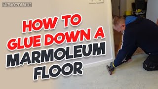 Gluing down a Marmoleum floor  the right way A stepbystep guide from a professional floor layer [upl. by Gula]