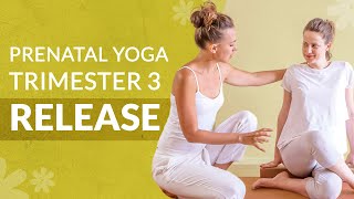 Prenatal Yoga Third Trimester  20 Min Stretch amp Strengthen [upl. by Letha]