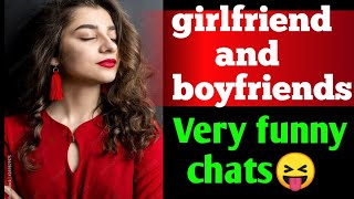 girlfriend k sath funny bate kaise kare  whatsapp chatting video [upl. by Elcarim43]