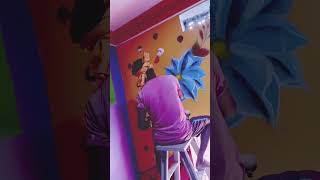 3d wall painting [upl. by Oinegue]