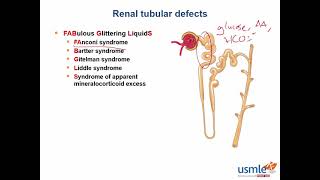 USMLERx Express Video of the Week Renal Tubular Defects [upl. by Law440]