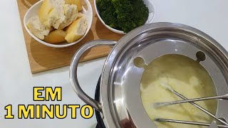 Como fazer FONDUE de QUEIJO Caseiro  RÁPIDO e FÁCIL Com Acompanhamentos Mariana Oliveira Shorts [upl. by Denbrook]