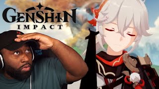 Kazuha Character Demo Reaction  Kaedehara Kazuha Wandering Winds  Genshin Impact [upl. by Lashonde83]