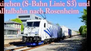 4k Führerstandsmitfahrt Linie S3  München Ost  Holzkirchen und weiter nach Rosenheim [upl. by Karol53]