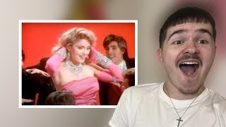 TEENAGER REACTS TO  Madonna  Material Girl Official Music Videos  REACTION [upl. by Ettelrats]