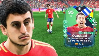 95 PATH TO GLORY OYARZABAL SBC PLAYER REVIEW  EA FC 24 ULTIMATE TEAM [upl. by Ariahay]