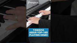 Yamaha ARIUS YDP145 Digital Piano  Playing Demo by Jenna from Popplers Music piano [upl. by Esch528]