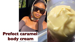 HOW TO MAKE A CARAMEL BODY LOTION 2020 FULL RECIPE skincare caramelcream tutorial [upl. by Becka792]