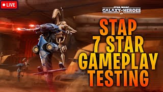 STAP 7 STAR GAMEPLAY TESTING LIVE  3V3 GRAND ARENA [upl. by Yenahpets]