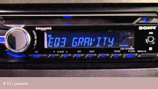 Sony CDXGT360MP Car Receiver Display and Controls Demo  Crutchfield Video [upl. by Unders]