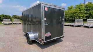 Cargo Mate 6x12 Enclosed Cargo Trailer w Ramp Door  AAA Trailer  Howell MI [upl. by Cailly]