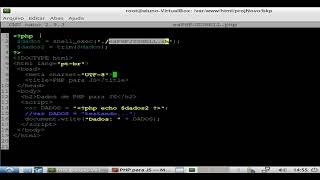 Interface WEB que verifica o IP com PHP Javas Script Lubuntu Linux e Shell script [upl. by Nel393]