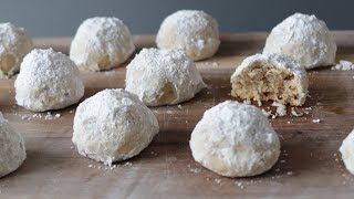 How to Make Snowball Cookies  Easy Snowball Cookie Recipe [upl. by Studley]