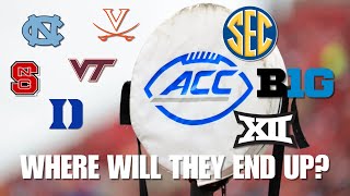 PART 2 Where will the ACC Schools End UP UNC  UVA  Duke  VA Tech  NC St  ACC  Realignment [upl. by Letnuahc567]