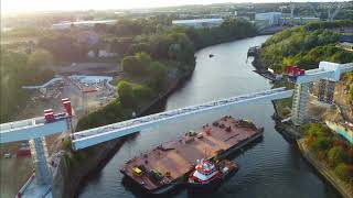 Sunderland Footbridge Final Section [upl. by Yrocal]