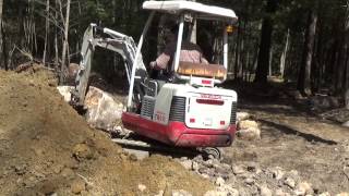 clean up with takeuchi TB016 [upl. by Jorgan1]