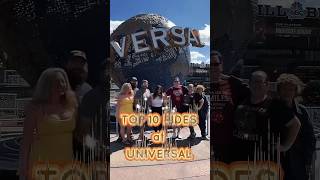 Top 10 Rides at Universal Studios Orlando Travel with Lainey [upl. by Onoitna]