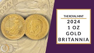 The 2024 Gold 1 Oz Britannia Bullion Coin [upl. by Accebar]