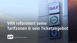 STUDIO 47 live  VRR REFORMIERT SEINE TARIFZONEN amp SEIN TICKETANGEBOT [upl. by Garbe]