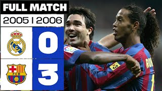 Real Madrid  FC Barcelona 03 20052006 PARTIDO COMPLETO [upl. by Garrik]