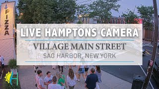 Hamptonscom  LIVE 4K Main Street Sag Harbor Village New York [upl. by Kronick]