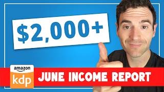 Amazon KDP Income Report for June 2024 [upl. by Erna]