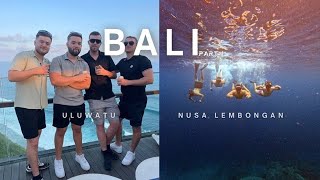 Bali Adventures Pt1  Island Hopping Beach Clubs and Manta Ray Tour [upl. by Oznola]