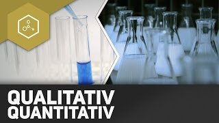 Qualitativ vs Quantitativ  Analyse in der Chemie [upl. by Onoitna356]