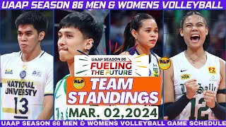 DLSU LADY SPIKERS PANALO SA ATENEO LADY EAGLESTEAM STANDINGS UAAP VOLLEYBALL MARCH 022024 [upl. by Eibba]