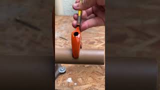 Faça um furo perfeito depois dessa dica incrível truques tools diy vocesabia Emendas [upl. by Kreindler]