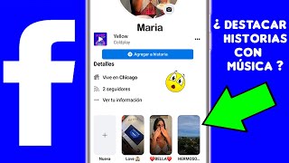 Como DESTACAR HISTORIAS EN TU PERFIL de Facebook [upl. by Suirad]