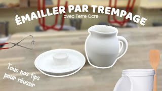 Apprendre à émailler simplement par trempage ✨ [upl. by Baer]