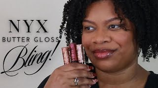 NYX Butter Gloss Bling l Renata Nicole Beauty [upl. by Lytsirhc752]