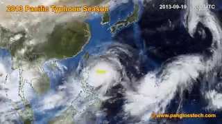 2013 Pacific typhoon season [upl. by Esertap]